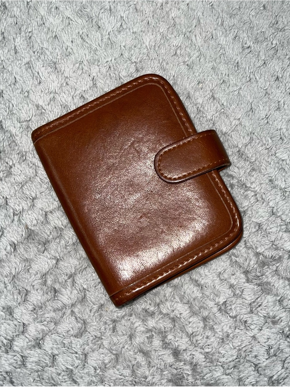 Coach Vintage Multifunctional Leather Snap Card Case/Wallet